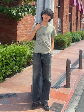 「アイテム（ハンドバッグ）」を使った、kensukeさん（メンズ・181cm）の秋コーディネート