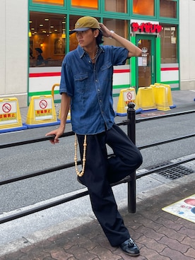 「アイテム（アナログ腕時計）」を使った、kensukeさん（メンズ・181cm）の秋コーディネート