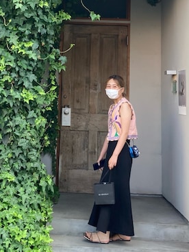 「ポニーテール」｜丸顔日本代表さん（レディース・153cm・10代）の夏コーディネート