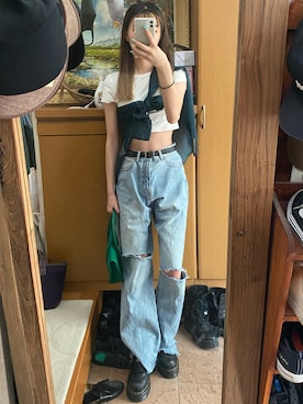 chanhrnさん（レディース・163cm）の夏コーディネート