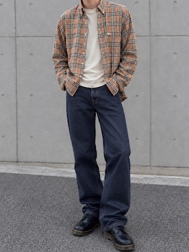 「CPCM（シーピーシーエム）のアイテム」を使った、𝒀𝒂𝒎𝒂𝒕𝒐さん（メンズ・178cm）の秋コーディネート