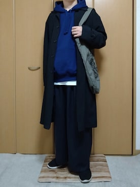 「ミッキー」｜「アイテム（スラックス）」を使った、sotaさん（メンズ・170cm）の秋コーディネート
