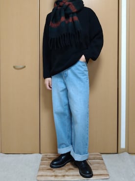 「ロールアップ」｜「アイテム（その他トップス）」を使った、sotaさん（メンズ・170cm）の秋コーディネート