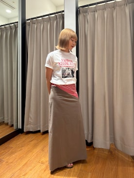 「LAATO（ラート）のアイテム」を使った、かりんさん（レディース・162cm）の夏コーディネート