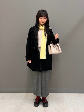 「ニット/セーター」｜かりんさん（レディース・162cm）の冬コーディネート