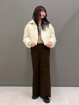 「アイテム（その他アウター）」を使った、かりんさん（レディース・162cm・20代）の冬コーディネート