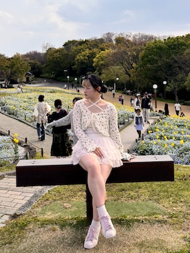 「お花見」｜nagomiさん（レディース・158cm）の秋コーディネート