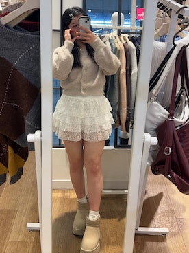 「UGG（アグ）のアイテム（ブーツ）」を使った、nagomiさん（レディース・158cm）の秋コーディネート