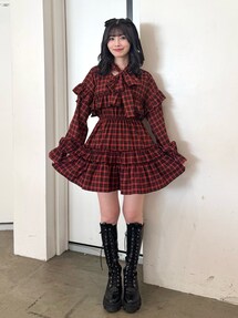 フリルショルダーミニワンピース｜ジュエティ（jouetie）公式通販