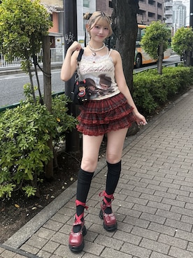 「jouetie（ジュエティ）のアイテム」を使った、SAKURAKOさん（レディース・161cm）の春コーディネート