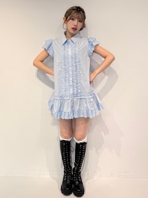 フロントフリルチュニックシャツ｜ジュエティ（jouetie）公式通販