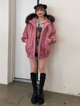 SAKURAKOさん（レディース・161cm）の冬コーディネート