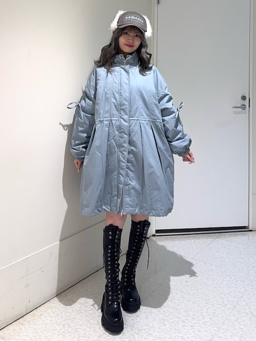 ギャザーリボンモッズコート（モッズコート）｜jouetie（ジュエティ