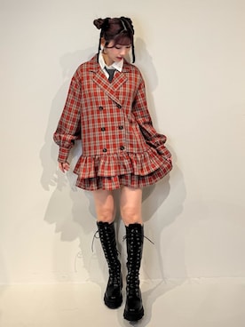 SAKURAKOさん（レディース・161cm）の冬コーディネート