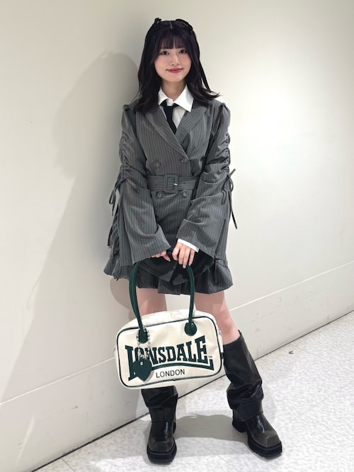 【LONSDALE×jouetie】エナメルボストンBAG LONSDALE×jouetie】エナメルボストンBAG（ボストンバッグ