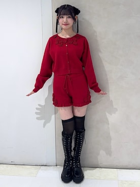 「アイテム（セットアップ）」を使った、SAKURAKOさん（レディース・161cm）の秋コーディネート