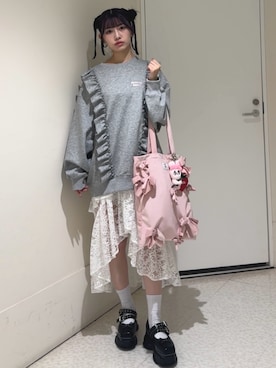 「アイテム（雑貨/ホビー）」を使った、SAKURAKOさん（レディース・161cm）の秋コーディネート