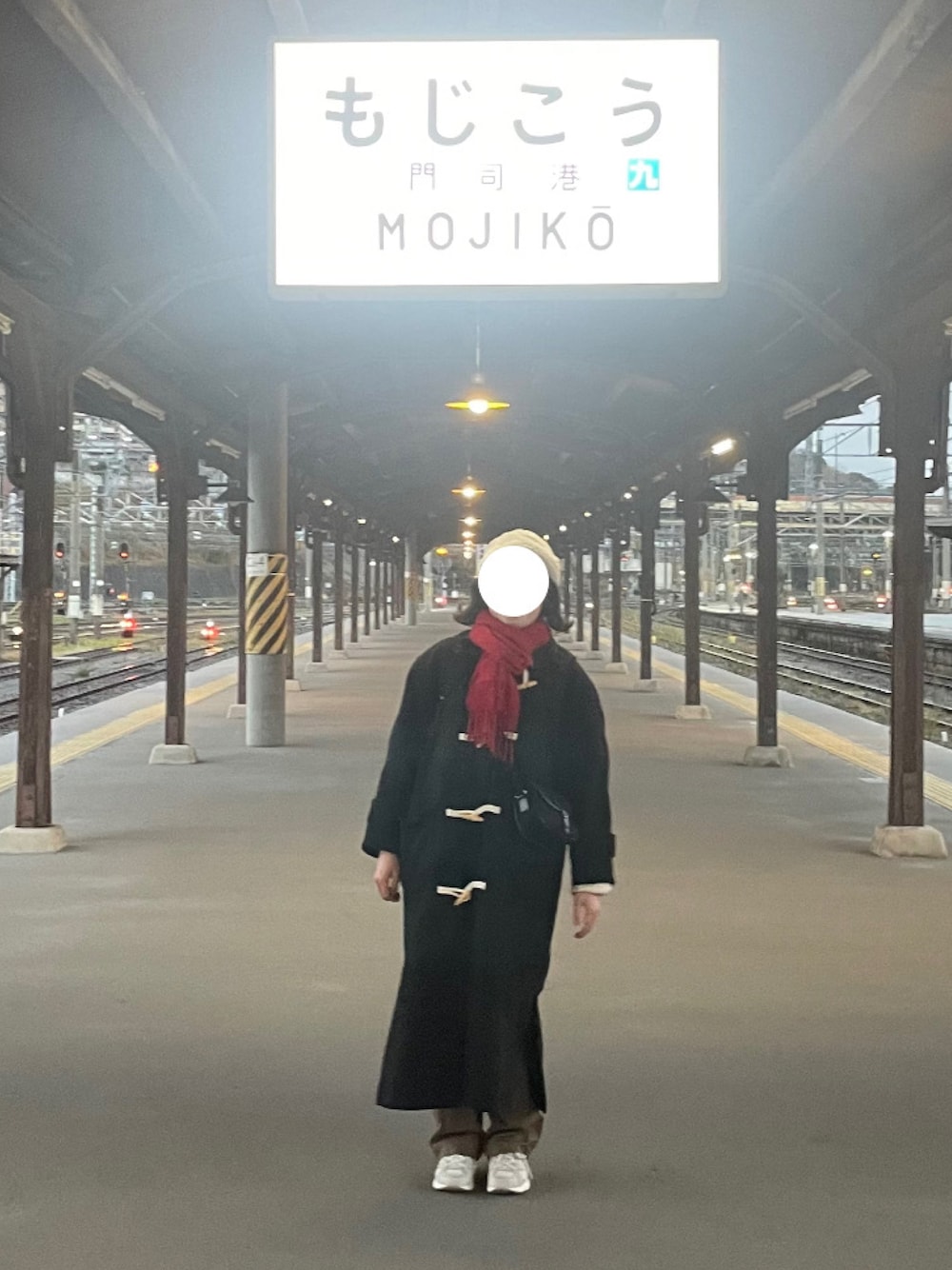 「Libra Cueのダッフルコート（ダッフルコート、ブラック系）」を使った、たなかさん（骨格ストレート・レディース・160cm）の冬コーディネートの1枚目の写真