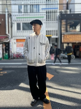 「WEIRDO（ウィアード）のアイテム」を使った、ban_americanさん（メンズ・167cm）の冬コーディネート