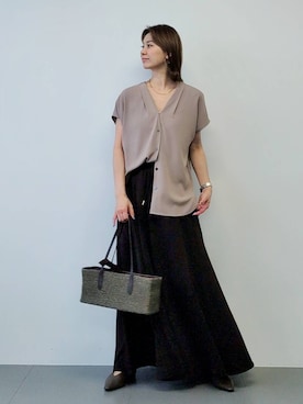 「Mazell（マゼル）のアイテム」を使った、yoshikuttya0213さん（レディース・164cm）の春コーディネート