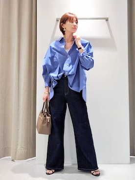 「デニム_バンヤードストーム」｜yoshikuttya0213さん（レディース・164cm）の夏コーディネート