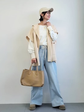 「Beau're（ヴュレ）のアイテム」を使った、yoshikuttya0213さん（レディース・164cm）の冬コーディネート