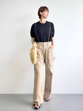 「アイテム（サスペンダー）」を使った、yoshikuttya0213さん（レディース・164cm）の夏コーディネート