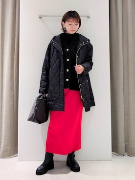 「UNIVERSAL OVERALL（ユニバーサルオーバーオール）のアイテム」を使った、yoshikuttya0213さん（レディース・164cm）の冬コーディネート