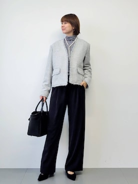 「ウエストゴム」｜「アイテム（財布/小物）」を使った、yoshikuttya0213さん（レディース・164cm）の冬コーディネート