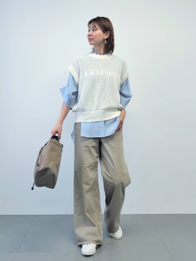 「BARNYARDSTORM（バンヤードストーム）のアイテム（トップス）」を使った、yoshikuttya0213さん（レディース・164cm）の春コーディネート