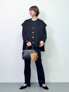 「アイテム（バングル/リストバンド）」を使った、yoshikuttya0213さん（レディース・164cm）の秋コーディネート