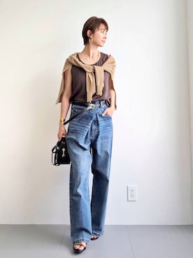 「デニム_バンヤードストーム」｜yoshikuttya0213さん（レディース・164cm）の夏コーディネート