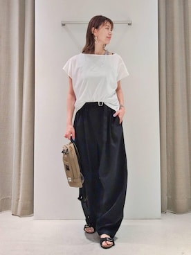 「Drifter（ドリフター）のアイテム（バッグ）」を使った、yoshikuttya0213さん（レディース・164cm）の夏コーディネート