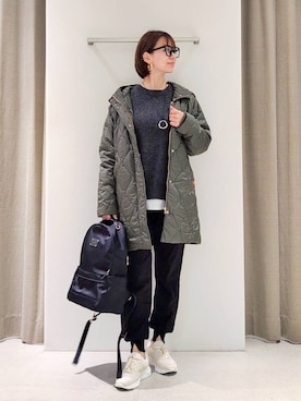 「ウエストゴム」｜「アイテム（財布/小物）」を使った、yoshikuttya0213さん（レディース・164cm）の秋コーディネート