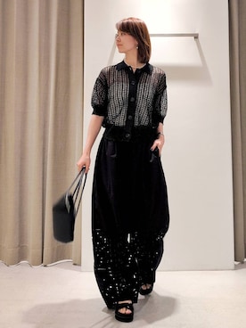 「BARNYARDSTORM（バンヤードストーム）のBARNYARDSTORM / カップインキャミ（キャミソール、ホワイト系）」を使った、yoshikuttya0213さん（レディース）の春コーディネート