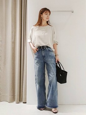 「BARNYARDSTORM（バンヤードストーム）のアイテム（その他シューズ）」を使った、yoshikuttya0213さん（レディース・164cm）の夏コーディネート