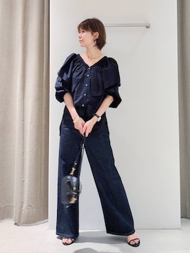 「デニム_バンヤードストーム」｜yoshikuttya0213さん（レディース・164cm）の夏コーディネート