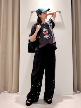 「＋81BRANCA（ハチイチブランカ）のアイテム」を使った、yoshikuttya0213さん（レディース・164cm）の春コーディネート