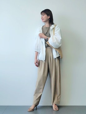 「BARNYARDSTORM（バンヤードストーム）のアイテム（ジャケット/アウター）」を使った、yoshikuttya0213さん（レディース・164cm）の春コーディネート