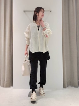 「BARNYARDSTORM（バンヤードストーム）のアイテム（パンツ）」を使った、yoshikuttya0213さん（レディース・164cm）の春コーディネート