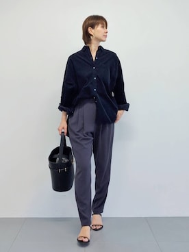 「VELETTO（ベレット）のBARNYARDSTORM / 【VELETTO / ヴェレット】/ バックルバッグ（ハンドバッグ）」を使った、yoshikuttya0213さん（レディース・164cm）の秋コーディネート