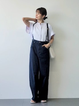 「BARNYARDSTORM（バンヤードストーム）のアイテム（パンツ）」を使った、yoshikuttya0213さん（レディース・164cm）の春コーディネート