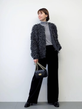 「アイテム（チョーカー）」を使った、yoshikuttya0213さん（レディース・164cm）の秋コーディネート