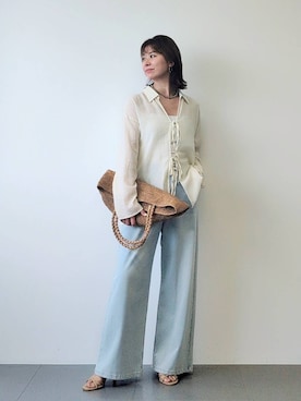 「MADE IN MADA（メイドインマダ）のアイテム」を使った、yoshikuttya0213さん（レディース・164cm）の春コーディネート