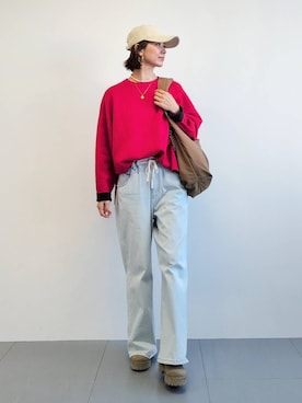 「アイテム（その他小物）」を使った、yoshikuttya0213さん（レディース・164cm）の冬コーディネート