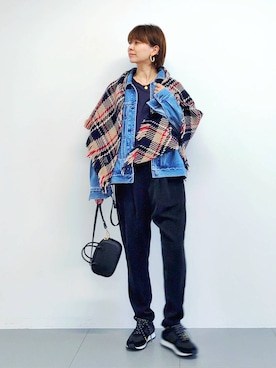 「デニム_バンヤードストーム」｜yoshikuttya0213さん（レディース・164cm）の夏コーディネート