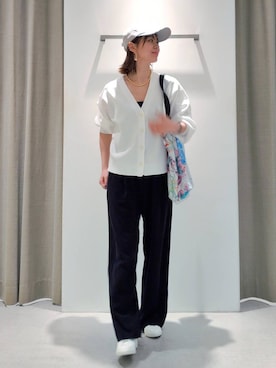 「BARNYARDSTORM（バンヤードストーム）のアイテム（スラックス）」を使った、yoshikuttya0213さん（レディース・164cm）の春コーディネート