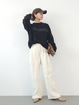 「ドットエスティ秋コーデ」｜「アイテム（キャップ）」を使った、yoshikuttya0213さん（レディース・164cm）の秋コーディネート