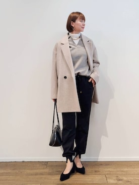 「アイテム（ピーコート）」を使った、yoshikuttya0213さん（レディース・164cm）の秋コーディネート