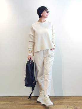 「アイテム（バングル/リストバンド）」を使った、yoshikuttya0213さん（レディース・164cm）の秋コーディネート